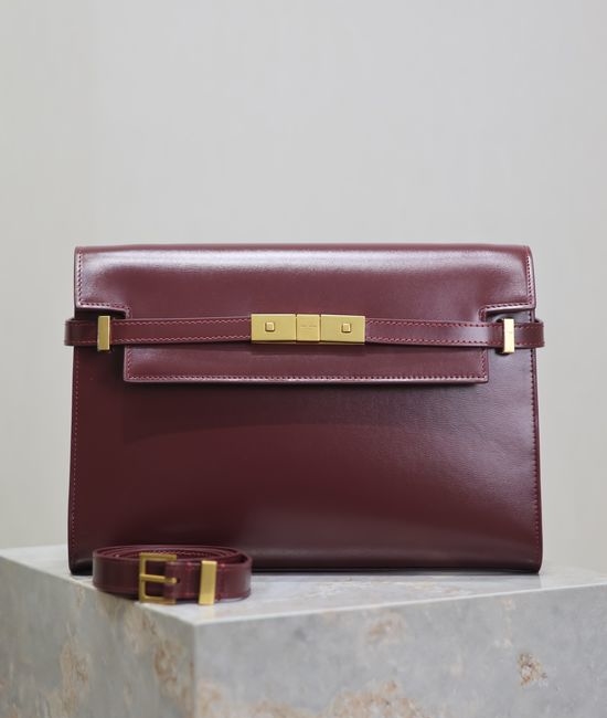 Yves Saint Laurent YSL Manhattan Leather Flap Shoulder Bag 579271