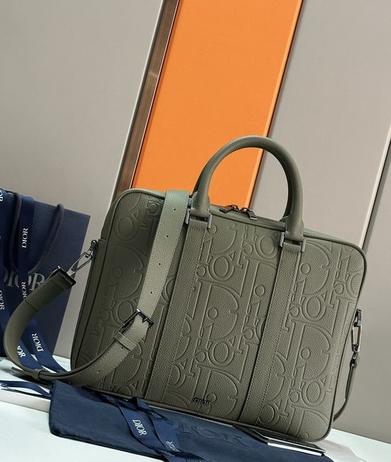 Christian Dior CD CD Diamond Briefcase 1ESBRCDP180
