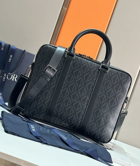 Christian Dior CD CD Diamond Briefcase 1ESBRCDP180