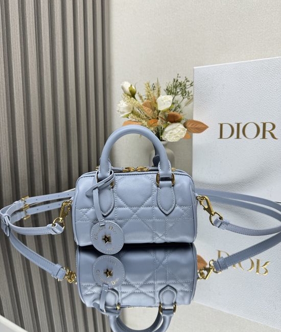 Christian Dior CD DioGroove Blue Mini Handbag 4000
