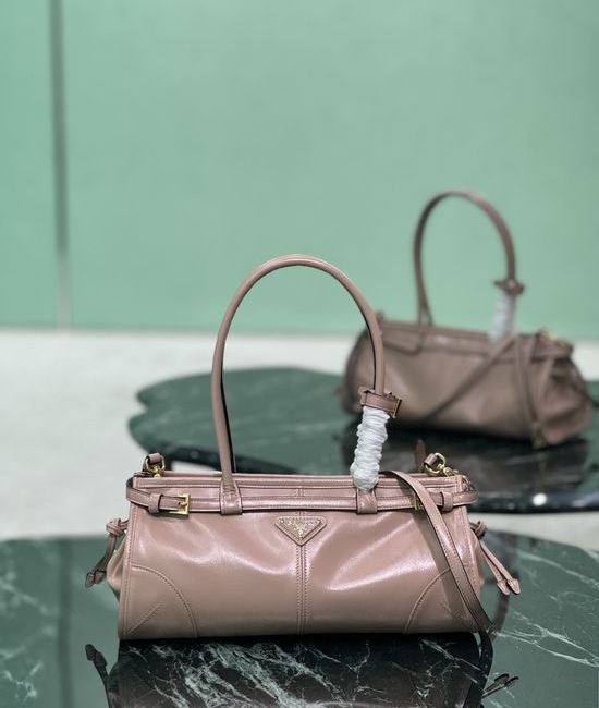 Prada SoftLux Leather Detachable Shoulder Strap Bag 1BA426