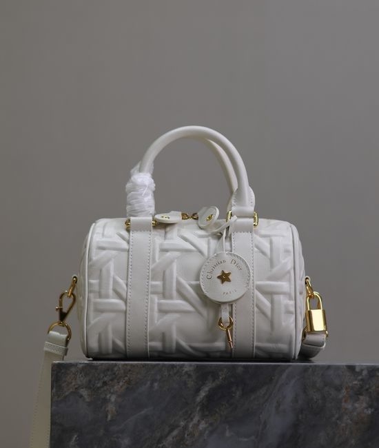 Christian Dior CD Groove Quilted Leather Handbag 1365
