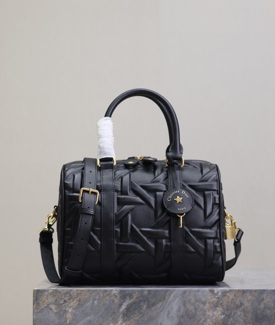 Christian Dior CD Groove Quilted Large Handbag 1365