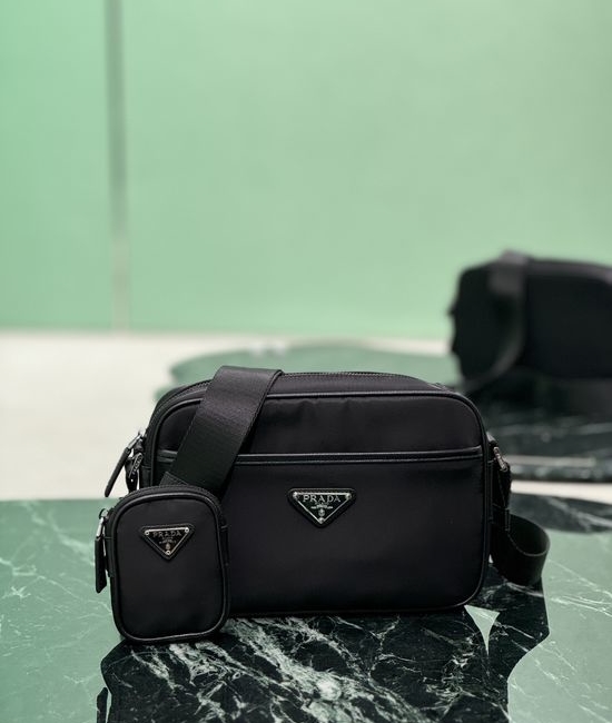 Prada Nylon Lightweight Practical Crossbody Bag 2VH048