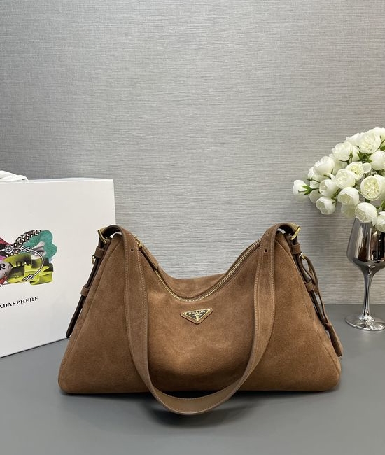 Prada Hobo Matte Leather Shoulder Bag 1BC228