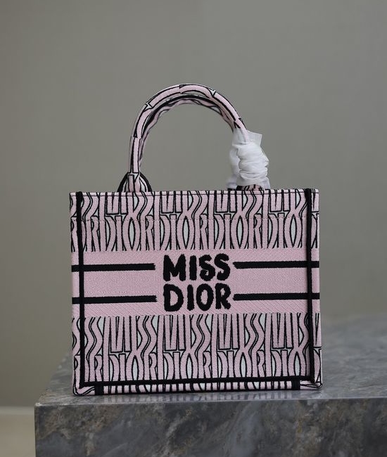 Christian Dior CD Mini Book Tote Embroidery Bag 1265