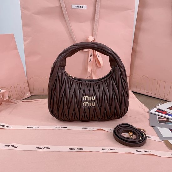 Miu Miu MiuWander Lambskin Handbag Various Colors 5BC125