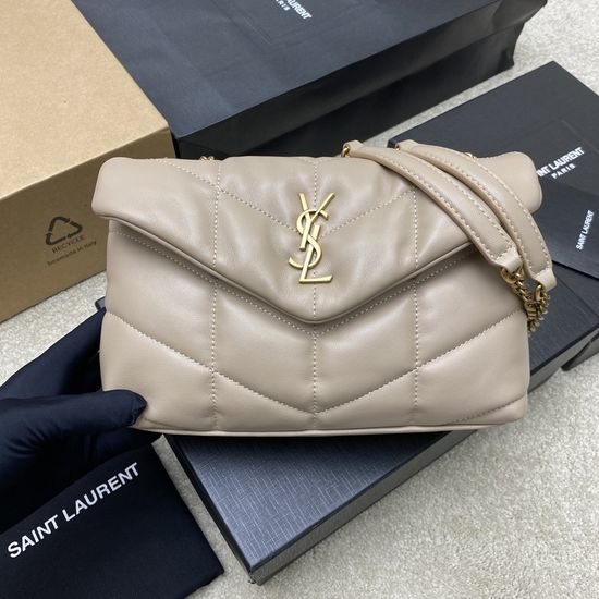 Yves Saint Laurent YSL Loulou Puffer Mini Quilted Lambskin Bag 759337