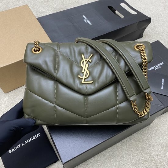 Yves Saint Laurent YSL Loulou Puffer Medium Quilted Lambskin Bag 577476