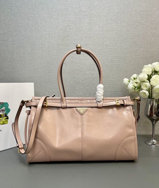 Prada LusSolf Patent Leather Tote 1BA433
