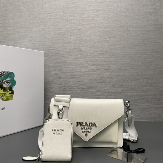 Prada Three-in-One Mini Envelope Bag with Small Coin Purse 1BP020