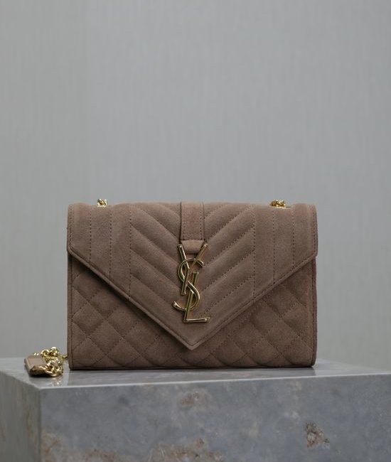 Yves Saint Laurent YSL Envelope Small Quilted Crossbody Bag 526286