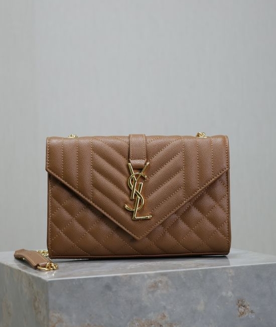 Yves Saint Laurent YSL Envelope Small Quilted Crossbody Bag 526286
