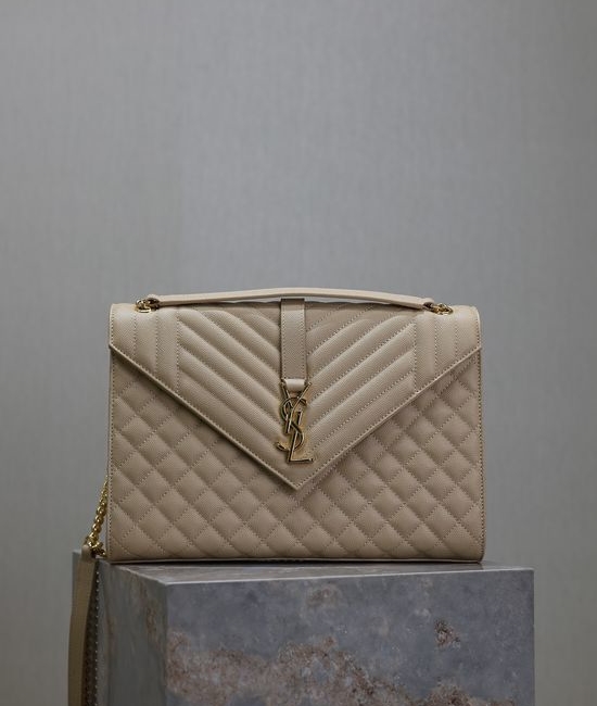 Yves Saint Laurent YSL Envelope Bag Classic Leather 487198