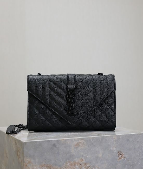 Yves Saint Laurent YSL Envelope Small Quilted Crossbody Bag 526286