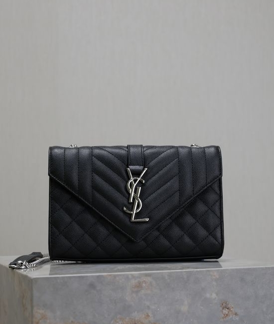 Yves Saint Laurent YSL Envelope Small Quilted Crossbody Bag 526286