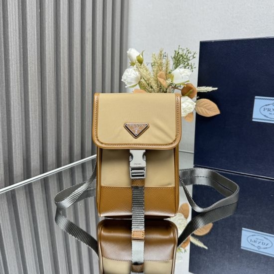 Prada Vintage Inspired Phone Bag Triangle Emblem 2ZH109 13050