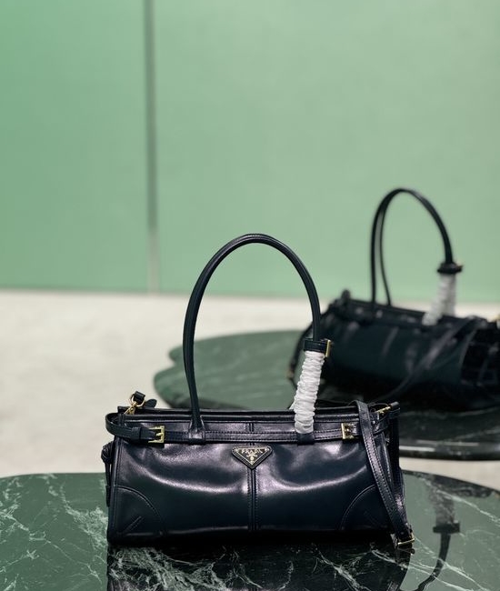 Prada SoftLux Leather Detachable Shoulder Strap Bag 1BA426