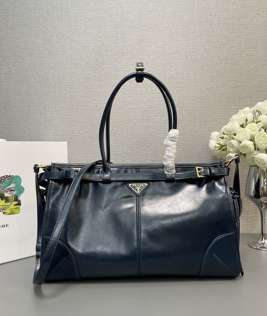 Prada LusSolf Patent Leather Tote 1BA433