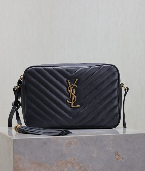 Yves Saint Laurent YSL Lou Camera Bag Royal Blue 520534-1