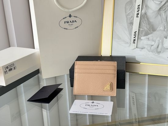 Prada Saffiano Leather Card Holder 1MC025