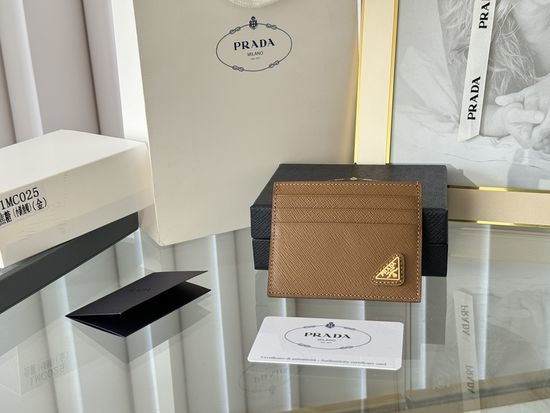 Prada Saffiano Leather Card Holder 1MC025