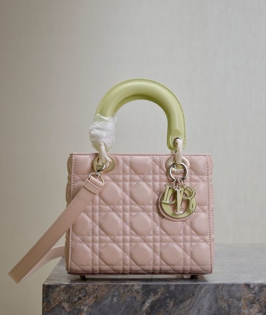 Christian Dior CD Lady Christian Dior CD Quilted Lambskin Handbag 0531