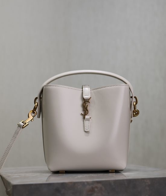 Yves Saint Laurent YSL LE 37 Mini Bucket Bag with Insert Buckle 765870