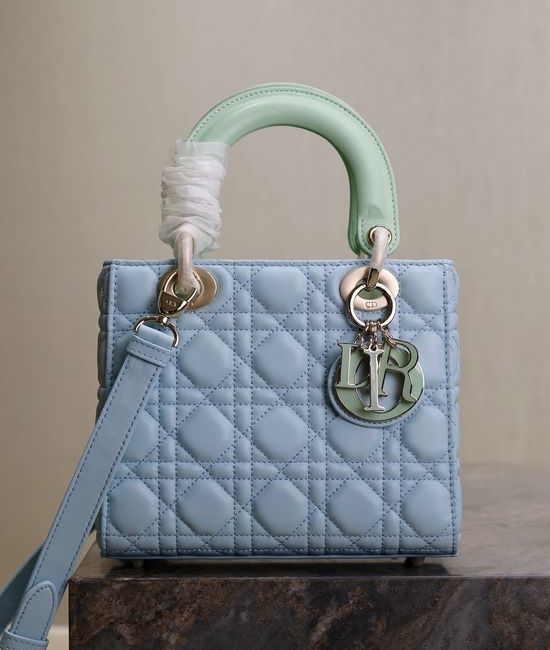Christian Dior CD Lady Christian Dior CD Quilted Lambskin Handbag 0531