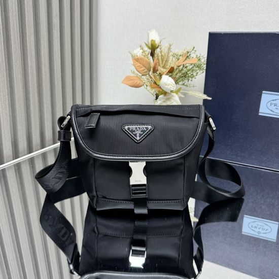 Prada Mini Messenger Saffiano Nylon Bag 2VD070