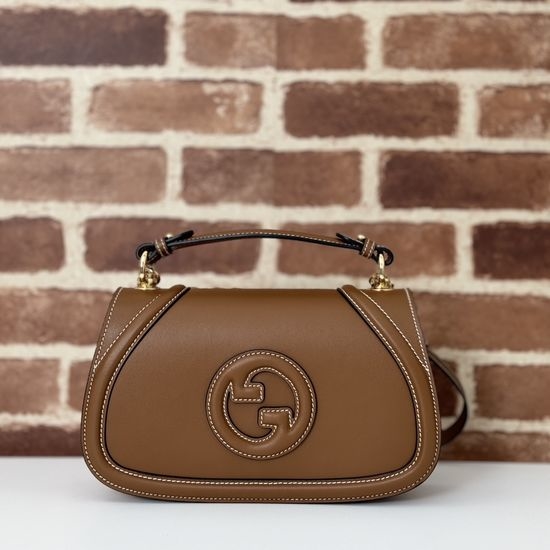 Gucci Handbag Brown Leather 815714
