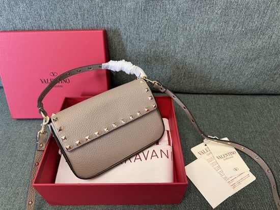 Valentino Light Gold Stud Envelope Bag 3022