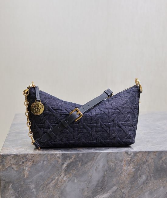 Christian Dior CD Christian Dior CDstar Hobo Denim Bag 3202