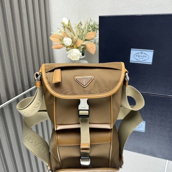 Prada Mini Messenger Saffiano Nylon Bag 2VD070