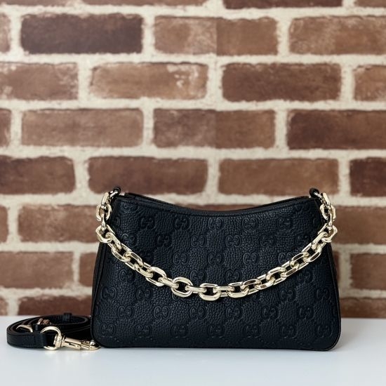 Gucci Embossed Leather Bag 815263