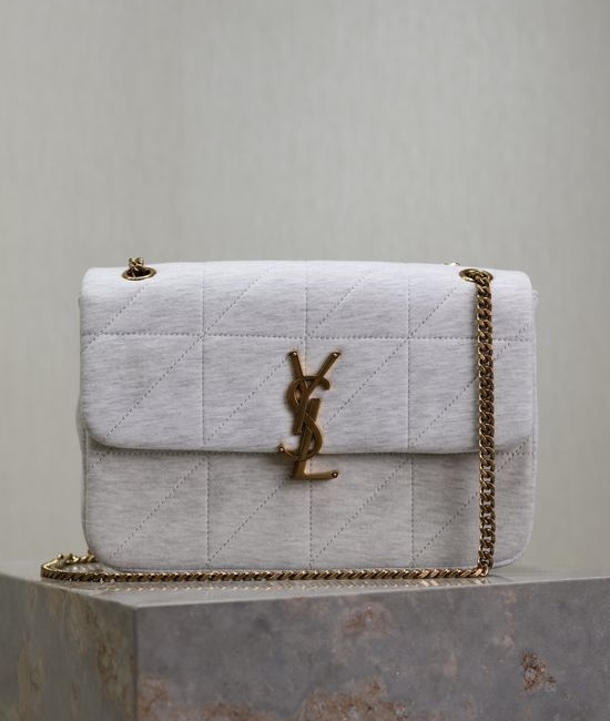 Yves Saint Laurent YSL JAMIE Knit Cashmere Shoulder Bag 634820