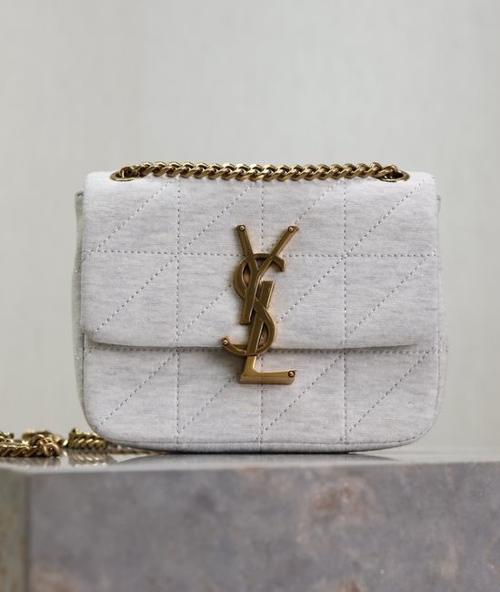 Yves Saint Laurent YSL JAMIE Cashmere Knitted Shoulder Bag 698162