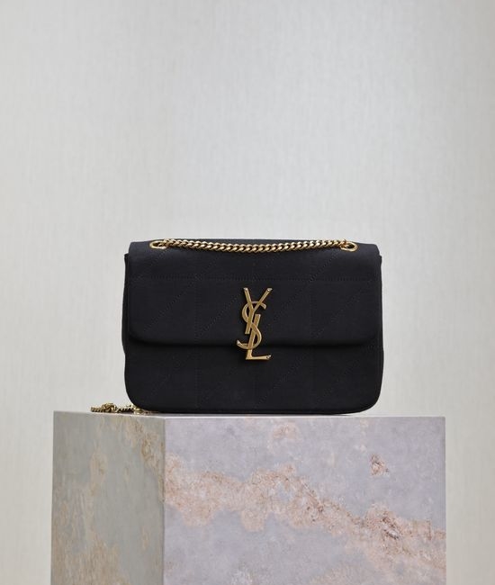 Yves Saint Laurent YSL JAMIE Quilted Knit Shoulder Bag 634820