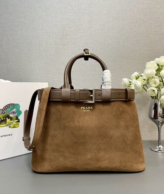 Prada DoubleBag Tote Adjustable Strap 1BA417