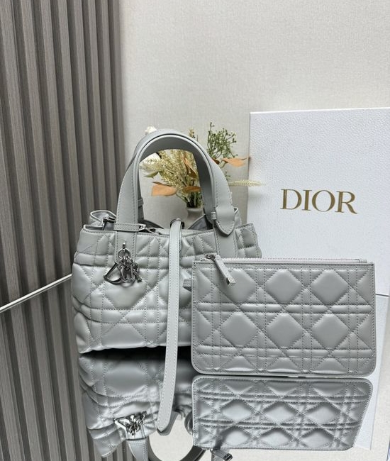 Christian Dior CD Christian Dior CD Toujours Small Cloud Grey Handbag 2822