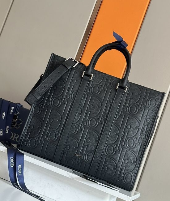 Christian Dior CD East-West Embossed Shoulder Bag 93386