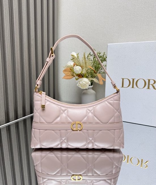 Christian Dior CD Miss Caro Leather Hobo Bag 5232