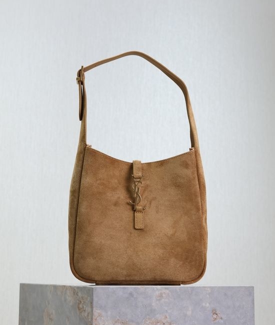 Yves Saint Laurent YSL LE 5A7 Matte Earthy Yellow Shoulder Bag 713938