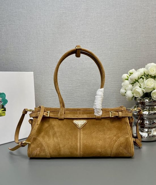 Prada Saffiano Leather Tote Crossbody Bag 1BA426