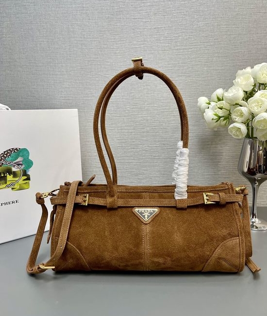 Prada Saffiano Leather Tote Crossbody Bag 1BA426