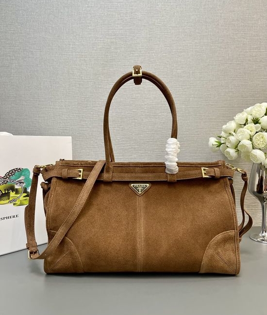 Prada Vintage Textured Leather Tote Bag 1BA433