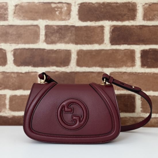 Gucci Burgundy Leather Crossbody Bag 815700
