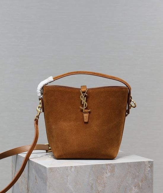 Yves Saint Laurent YSL LE 37 Suede Water Bucket Bag 749036