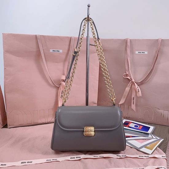 Miu Miu Padded Leather Baguette Bag 5BD266