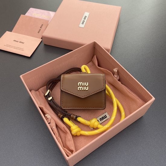Miu Miu Leather Mini Bag Pendant Charm MOMM0240